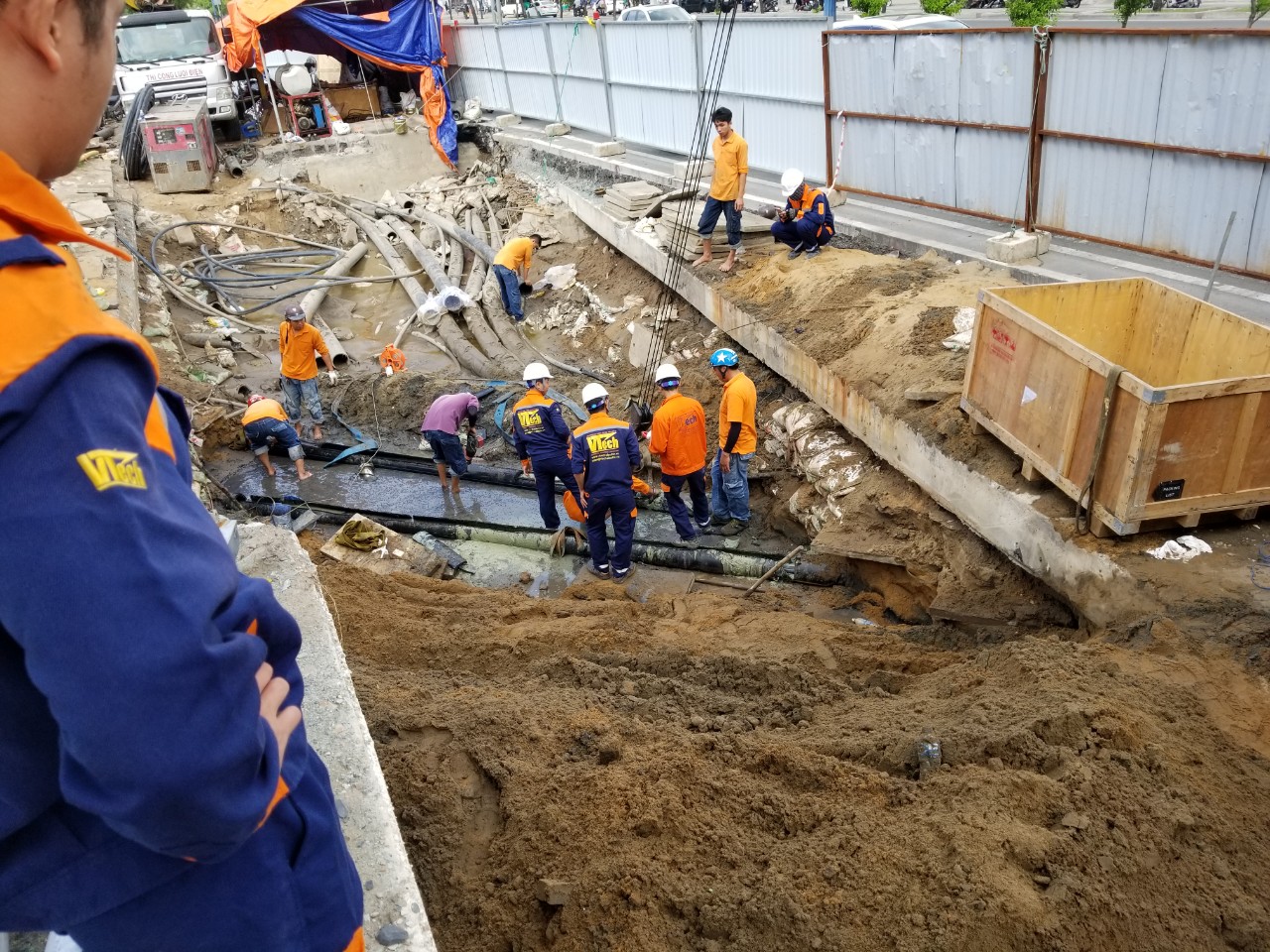 PD Test online for GIS 220kV Tao Dan Sub